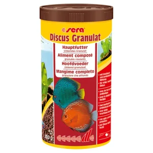 Sera Discus Granulat Nature, Hauptfutter-Granulat, 1000 ml Zertifiziert